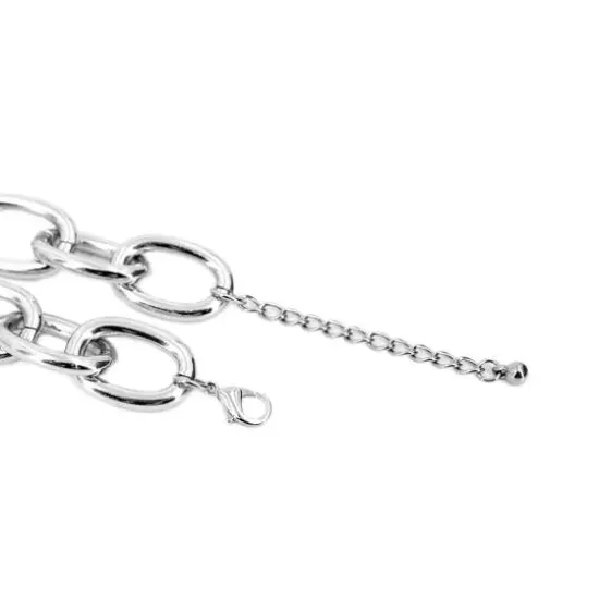 20" Rhodium-Colored Chunky Chain Necklace by Bead Landing&trade; {7}