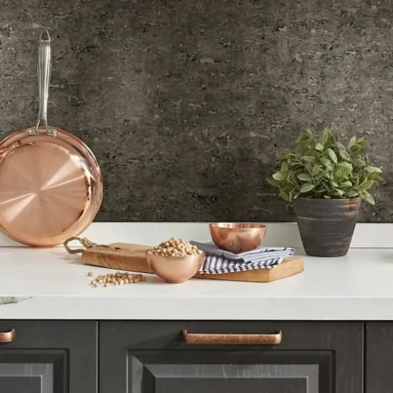 RoomMates Faux Cork Peel & Stick Wallpaper Charcoal Gray {7}