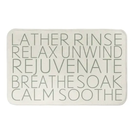 Relaxing Bath 34" x 21" Bath Mat {1}