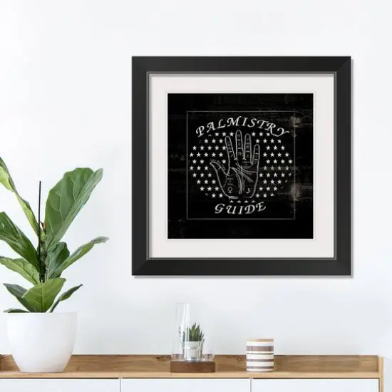 Palmistry Halloween Print in Black Frame {4}