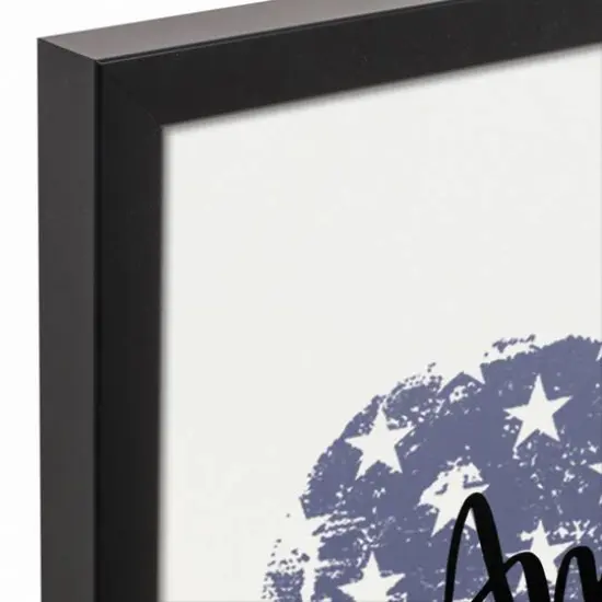 America Sweet America Black Framed Canvas {3}