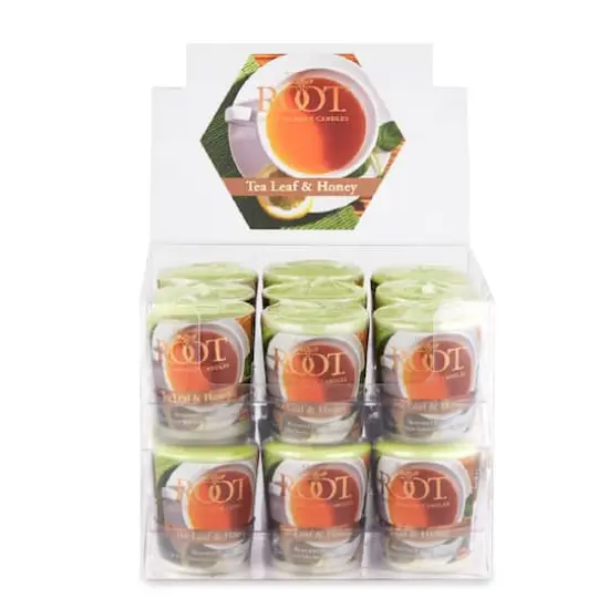 Root Candles Scented 20 Hour Beeswax Blend Votive Candles, 18ct. Tea Leaf and Honey {1}