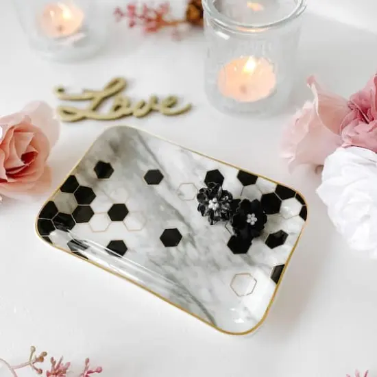Kate Aspen&reg; Marble Trinket Dish {4}