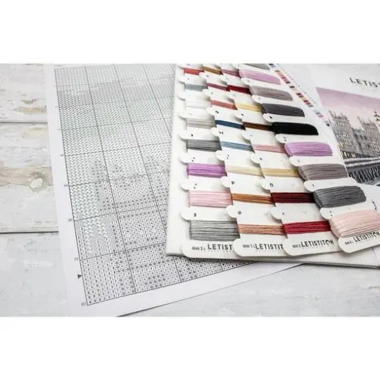 LetiStitch Westminster Bridge Counted Cross Stitch Kit {9}