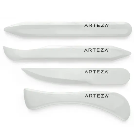 Arteza&reg; 4 Piece Bone Folder Tool Set {1}