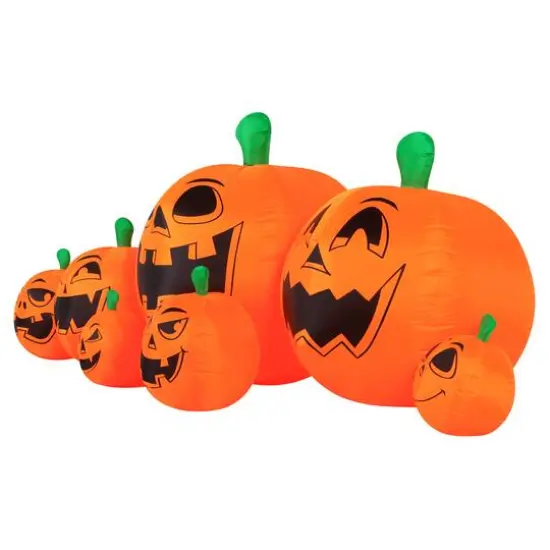 8ft. Inflatable Halloween Pumpkin Patch {4}