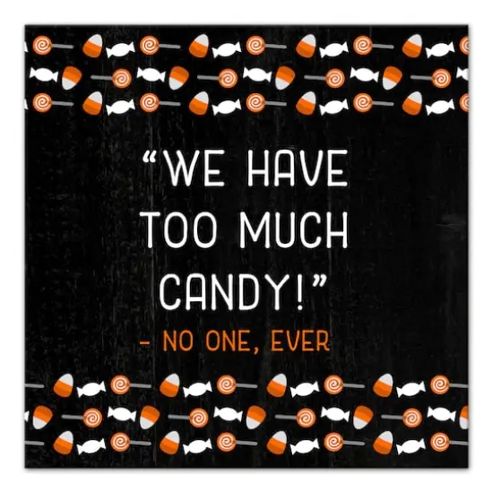 Too Much Candy Canvas Wall Art {1}