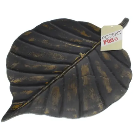 Avery Leaf Decorative Tray 16" x 11" x 1" {3}