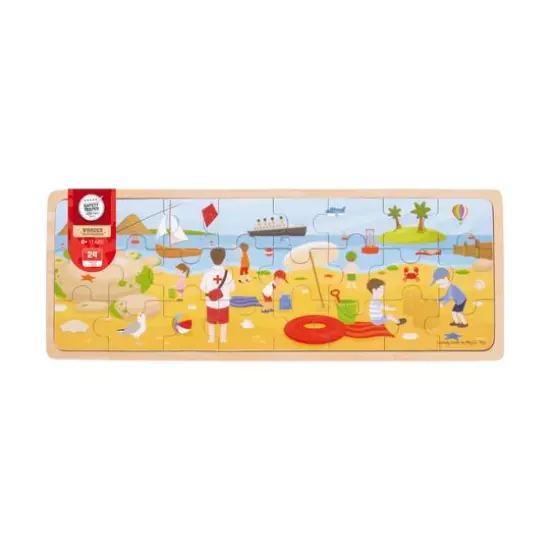 At the Seaside Wooden 24 Piece Tray Puzzle {1}