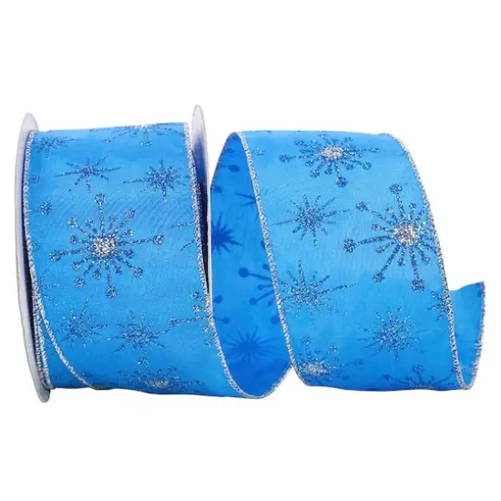 JAM Paper 2.5" x 20yd. Wired Star Burst Glitter Ribbon {1}