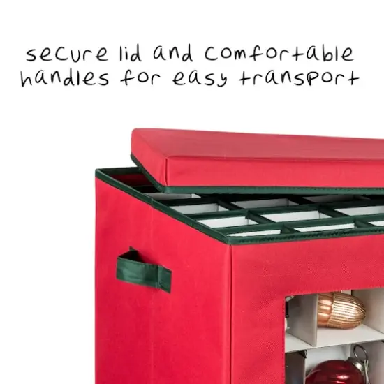 Honey Can Do Red 120ct. Ornament Cube {10}