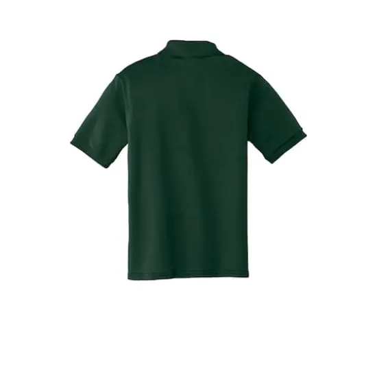 Port & Company® Youth Core Blend Jersey Knit Polo Dark Green {5}