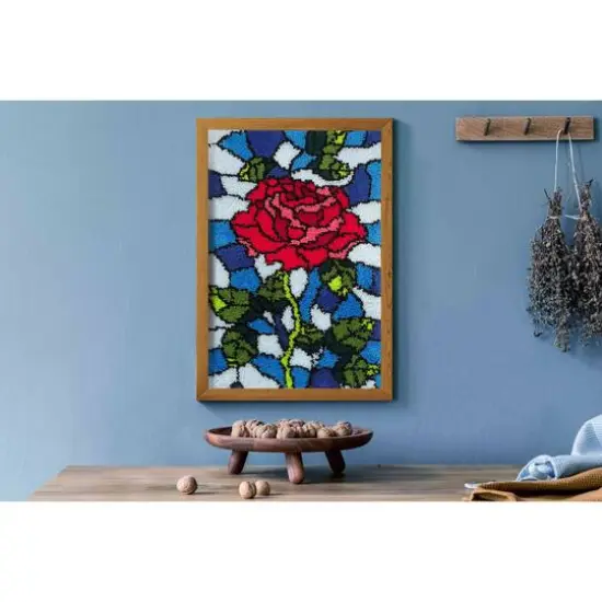 Leisure Arts&reg; Rose Latch Hook Kit {8}