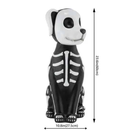23.5" LED Lighted Skeleton Dog Blow Mold by Ashland&reg; {5}