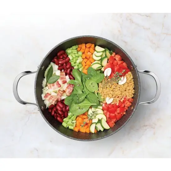 THE ROCK by Starfrit One Pot 7.2qt. Stock Pot with Lid {4}