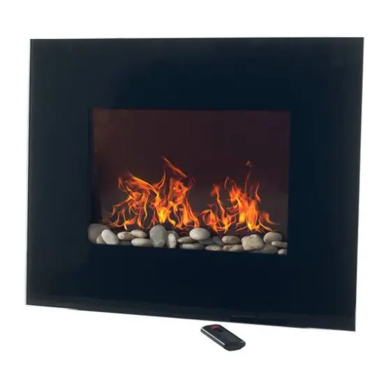 Hastings Home 26" Black Electric Fireplace {1}