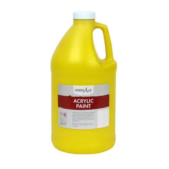 Handy Art&reg; Acrylic Paint, 64oz. Chrome Yellow {1}