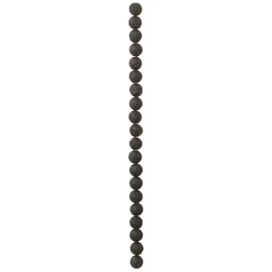 Black Lava Quartz Round Beads, 10mm by Bead Landing&trade; {4}