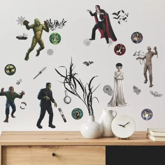 RoomMates Classic Monsters Peel & Stick Wall Decals {4}