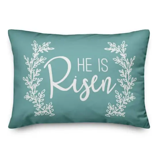 He is Risen Throw Pillow {1}