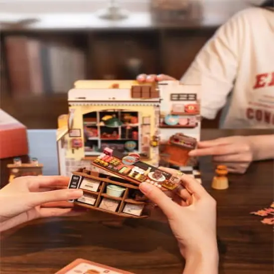Rolife&reg; Henry's Chocolate DIY Miniature House Kit {7}
