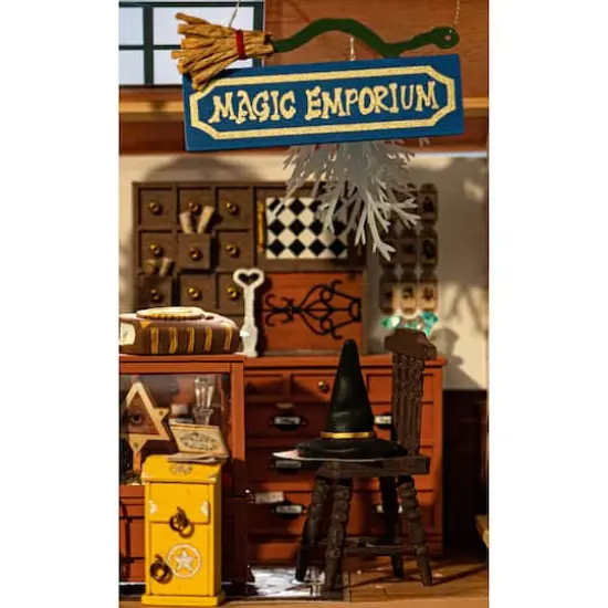 Rolife&reg; Kiki's Magic Emporium DIY Miniature House Kit {4}
