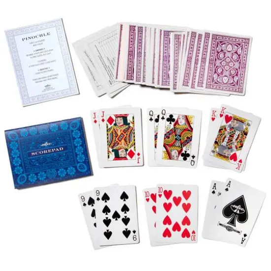 eeBoo Piece & Love Pinochle Playing Card Set {3}