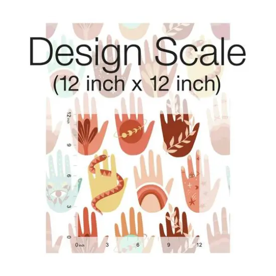 RoomMates Hamsa Peel & Stick Wallpaper White/Teal {7}