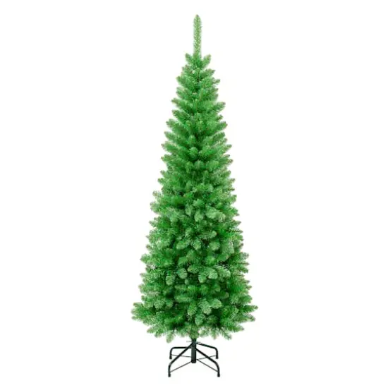 6ft. Unlit Rowan Pencil Slim Artificial Christmas Tree {1}