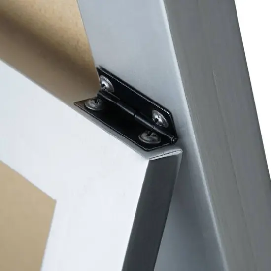 Head West Brushed Nickel Full Size Free Standing Easel Dressing Mirror - 18" x 64" {8}