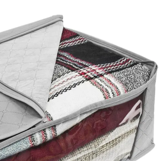 Sorbus 19" Foldable Bag, 3ct. Gray {4}