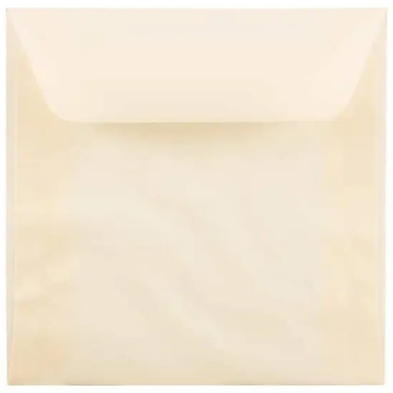 JAM Paper 6" x 6" Translucent Vellum Invitation Envelopes, 25ct. Spring Ochre {1}