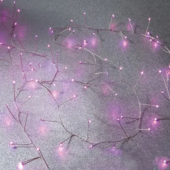 120ct. Purple LED String Lights Garland by Ashland&reg; {3}