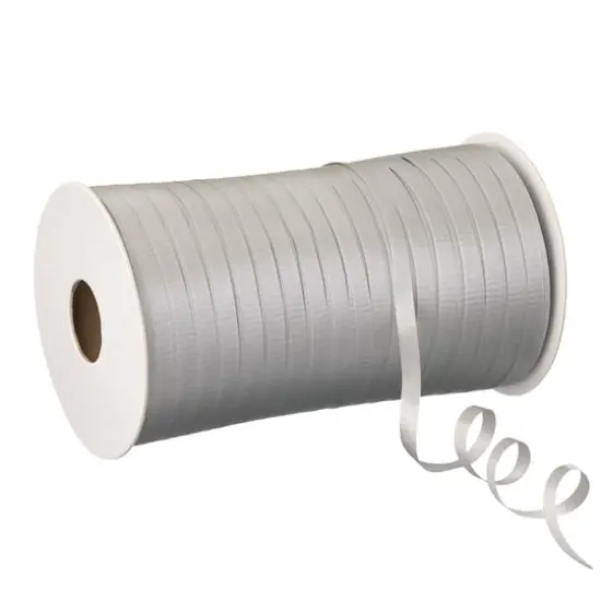 500yd. Textured Curling Ribbon by Celebrate It&trade; Silver {1}