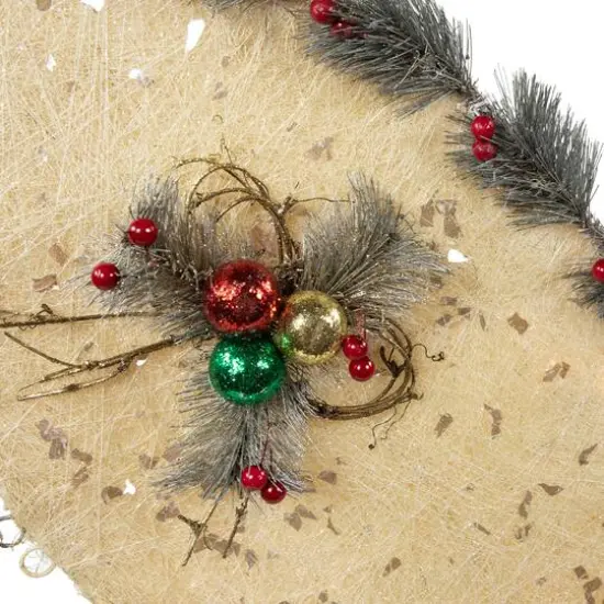 39" Ivory & Gold Sleigh Outdoor Christmas D&eacute;cor {8}