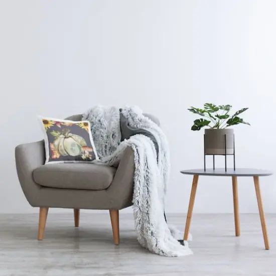 Stupell Industries Autumnal Sunflowers Woodland Mushrooms Decorative Printed Throw Pillow {3}