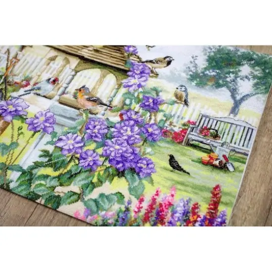 Letistitch Bird Table Counted Cross Stitch Kit {5}