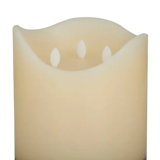 Cream Wax LED Flameless Candle {4}