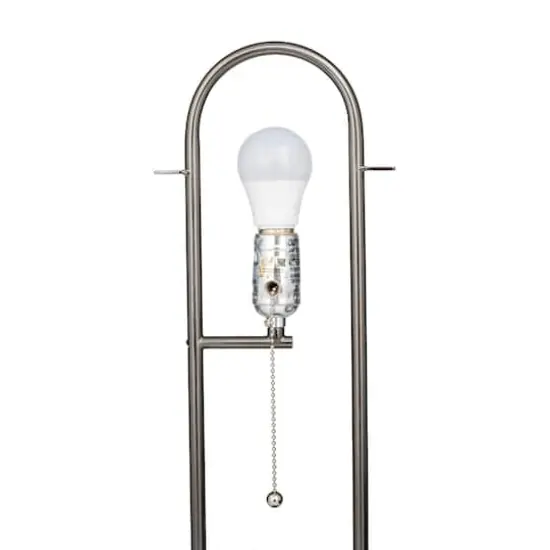 Black Iron Modern Accent Lamp 12" x 12" x 20" {4}