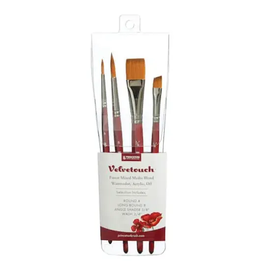 Princeton&trade; Velvetouch&trade; 4 Piece Brush Set {1}