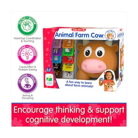 Learn with Me - Animal Farm Cow {10}