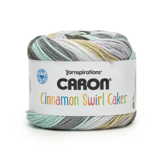 Caron&reg; Cinnamon Swirl Cakes&trade; Yarn Cookie Mint {1}