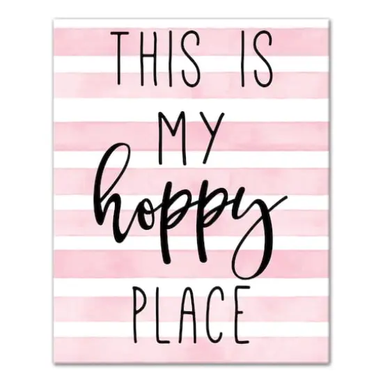 This is My Hoppy Place Canvas Art {1}