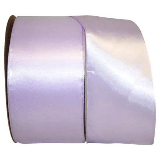 JAM Paper 2.5'' x 50yd. Double Face Satin Ribbon Orchid {1}