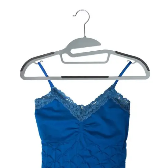 Simplify Ultimate Hangers, 8ct. Light Gray {8}