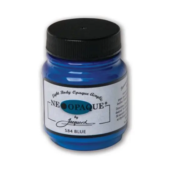 Jacquard Neopaque&reg; Acrylic Paint, 2.25oz. 584 Blue {1}