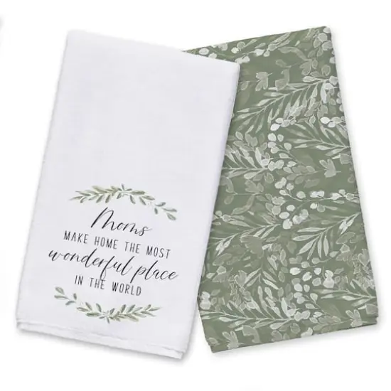 Moms Make Homes Wonderful Tea Towel Set {1}
