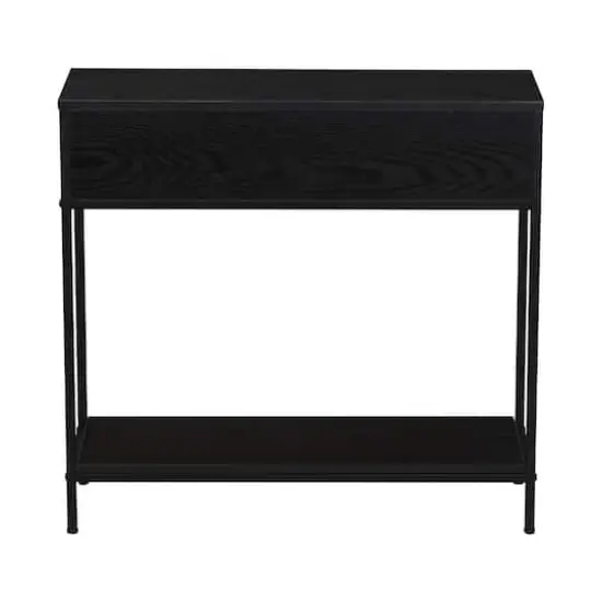 Household Essentials Bungalow 30" Console Table Black {8}