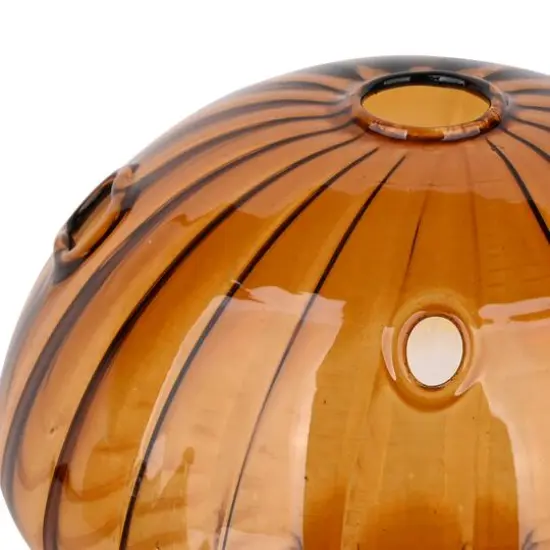 5" Amber Glass Mushroom Tabletop D&eacute;cor by Ashland&reg; {5}