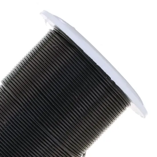 The Beadsmith&reg; Wire&trade; Elements 20 Gauge Tarnish-Resistant Wire Black {5}